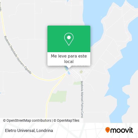 Eletro Universal mapa