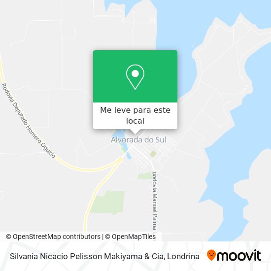 Silvania Nicacio Pelisson Makiyama & Cia mapa