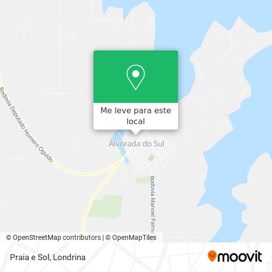 Praia e Sol mapa