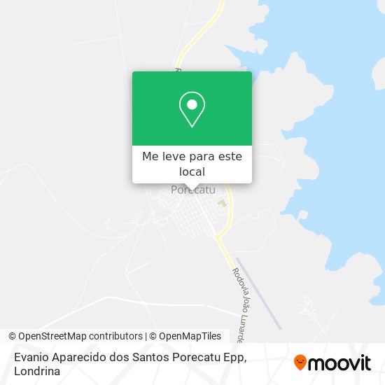 Evanio Aparecido dos Santos Porecatu Epp mapa