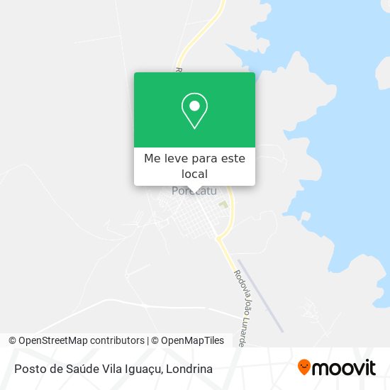 Posto de Saúde Vila Iguaçu mapa