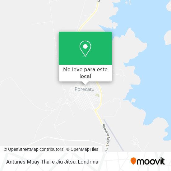 Antunes Muay Thai e Jiu Jitsu mapa