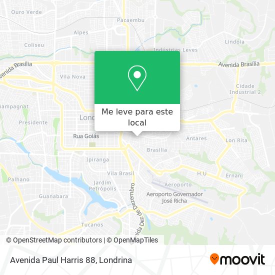 Avenida Paul Harris 88 mapa
