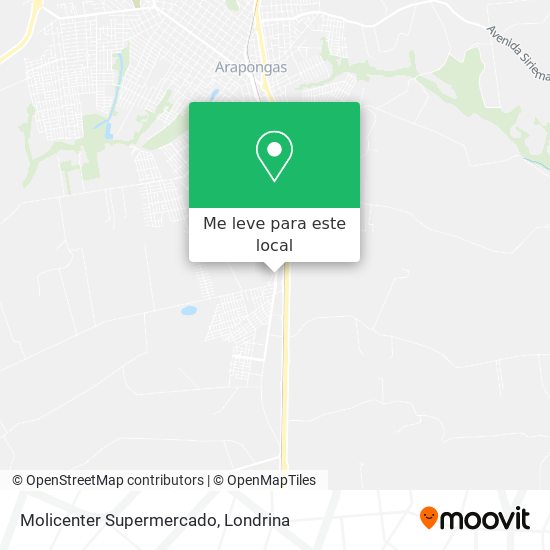 Molicenter Supermercado mapa