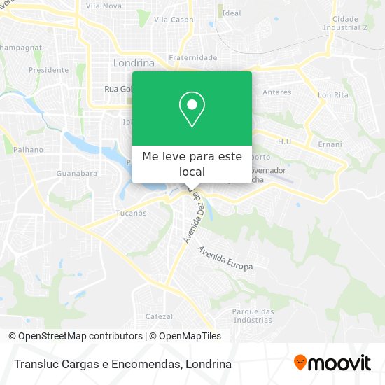 Transluc Cargas e Encomendas mapa