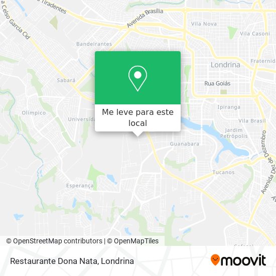 Restaurante Dona Nata mapa