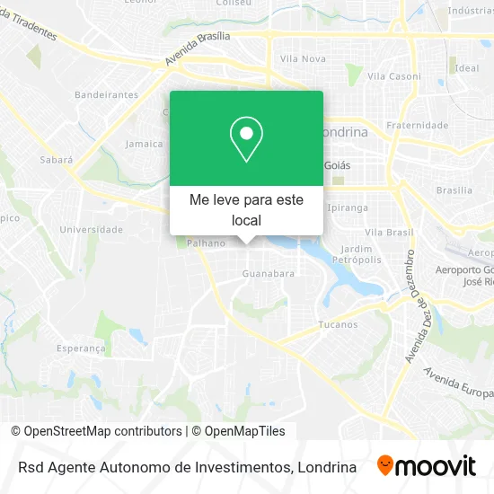 Rsd Agente Autonomo de Investimentos mapa
