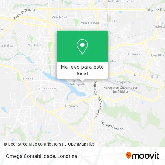 Omega Contabilidade mapa