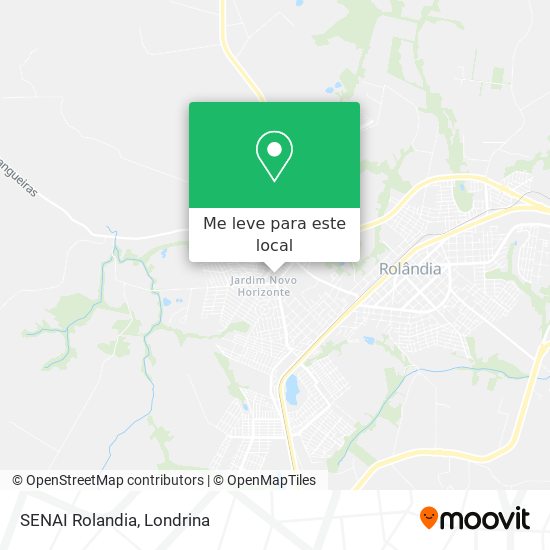 SENAI Rolandia mapa
