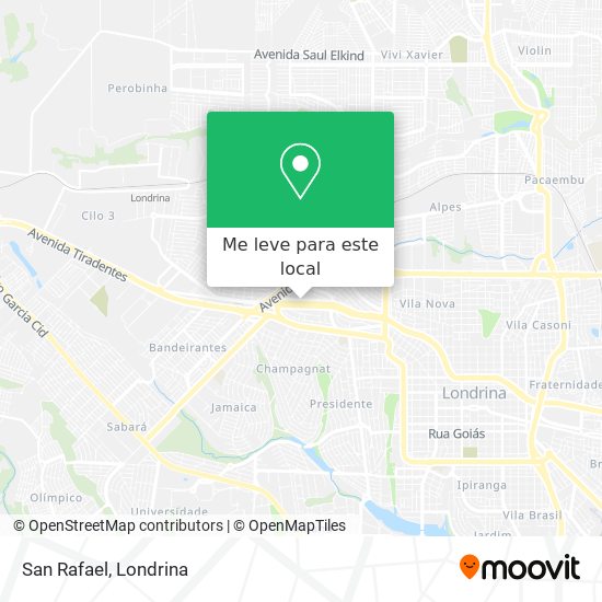 San Rafael mapa