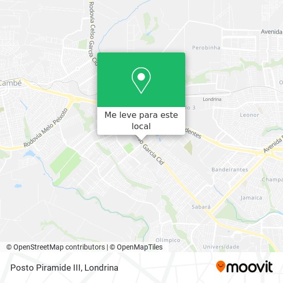 Posto Piramide III mapa