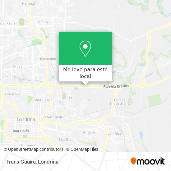 Trans Guaíra mapa