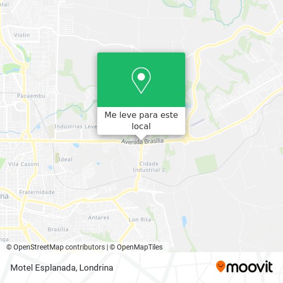Motel Esplanada mapa