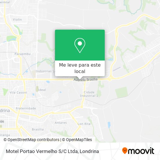 Motel Portao Vermelho S/C Ltda mapa