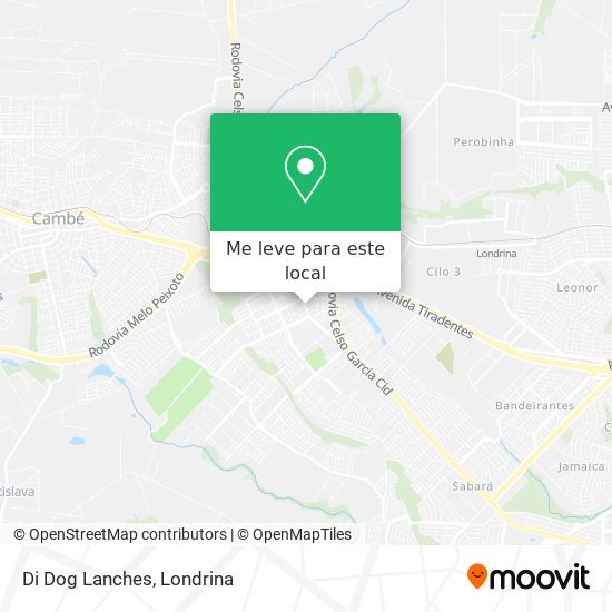 Di Dog Lanches mapa