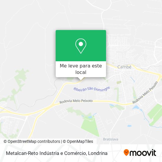 Metalcan-Reto Indústria e Comércio mapa