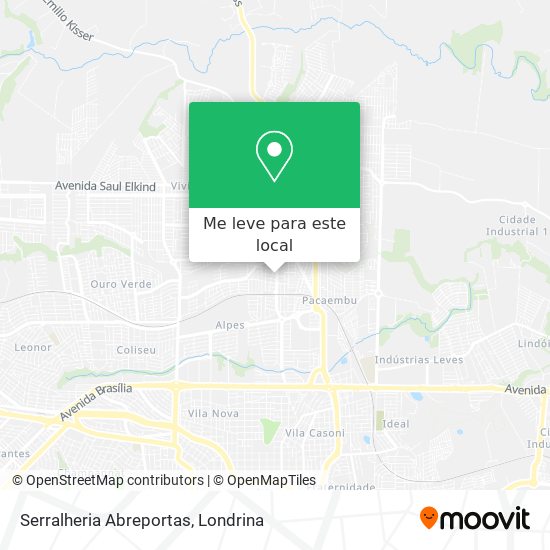 Serralheria Abreportas mapa