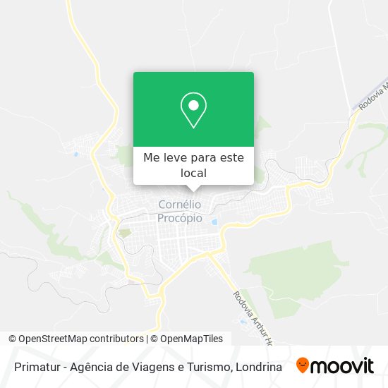 Primatur - Agência de Viagens e Turismo mapa
