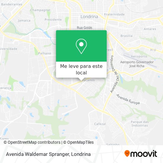 Avenida Waldemar Spranger mapa