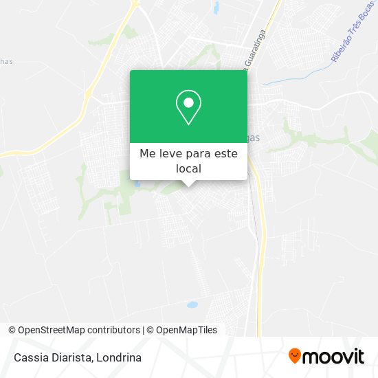 Cassia Diarista mapa