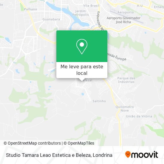 Studio Tamara Leao Estetica e Beleza mapa