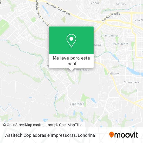 Assitech Copiadoras e Impressoras mapa