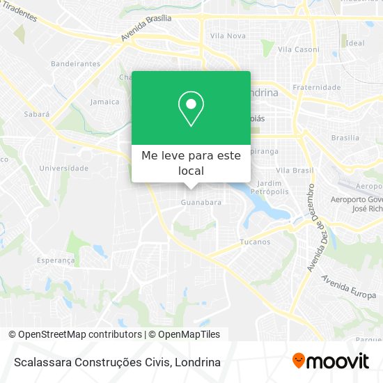 Scalassara Construções Civis mapa
