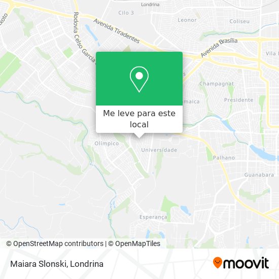 Maiara Slonski mapa