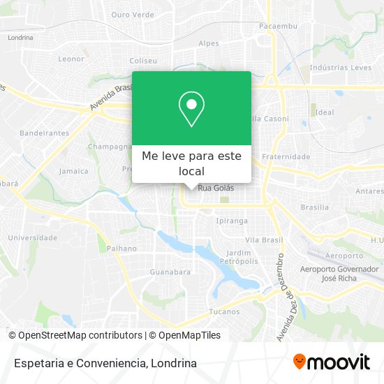 Espetaria e Conveniencia mapa