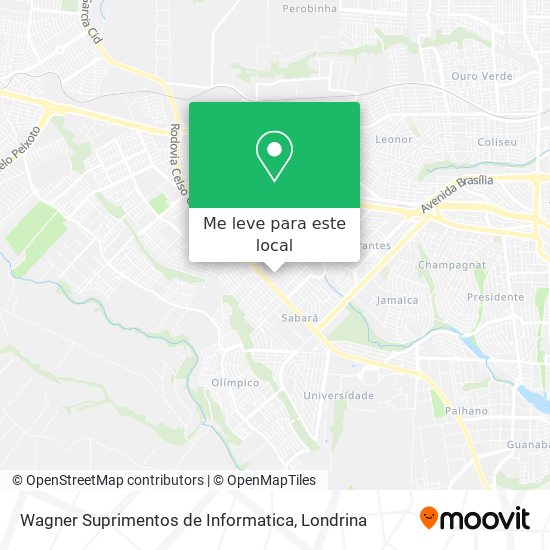 Wagner Suprimentos de Informatica mapa