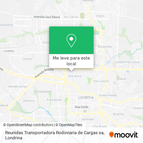 Reunidas Transportadora Rodoviaria de Cargas sa mapa