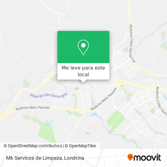 Mk Servicos de Limpeza mapa