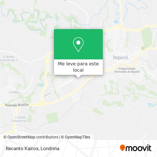 Recanto Kairos mapa