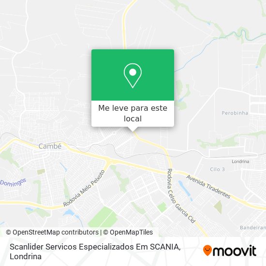 Scanlider Servicos Especializados Em SCANIA mapa