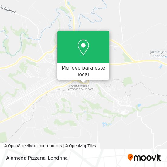 Alameda Pizzaria mapa