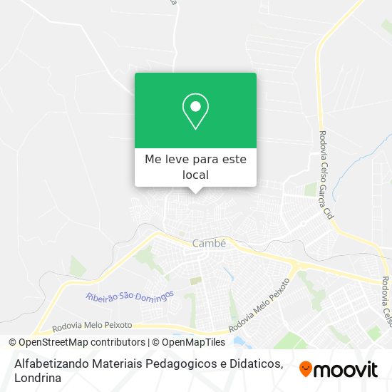 Alfabetizando Materiais Pedagogicos e Didaticos mapa