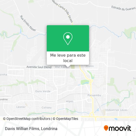 Davis Willian Films mapa