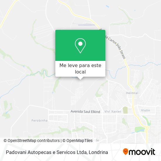Padovani Autopecas e Servicos Ltda mapa