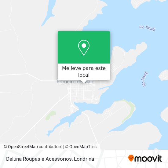Deluna Roupas e Acessorios mapa