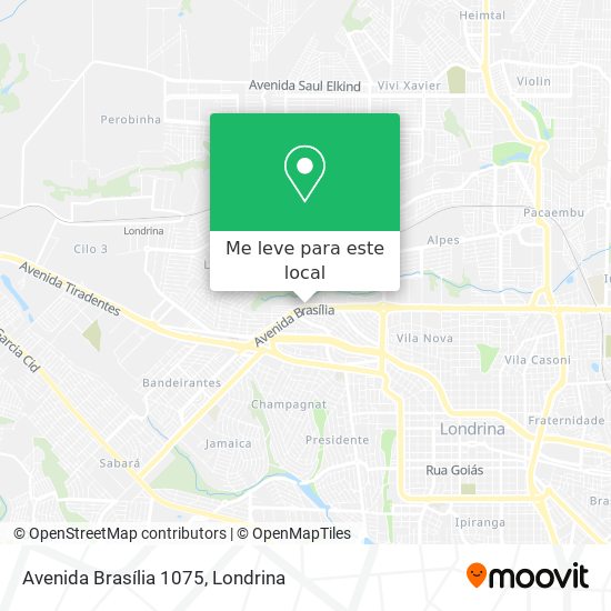 Avenida Brasília 1075 mapa