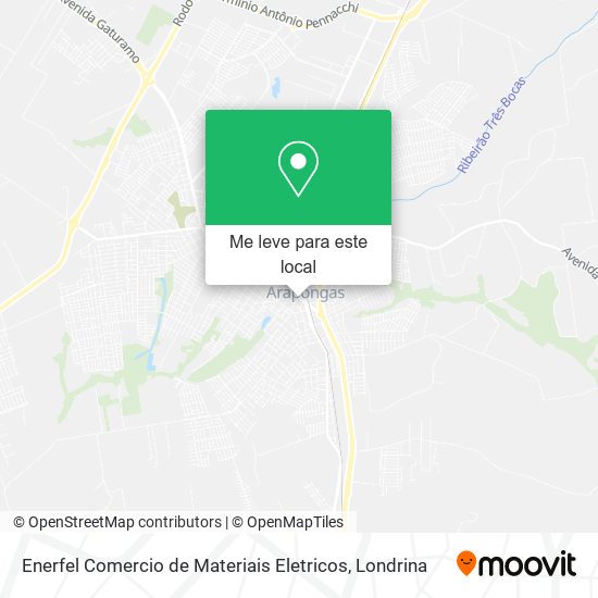 Enerfel Comercio de Materiais Eletricos mapa
