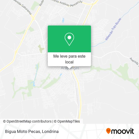 Bigua Moto Pecas mapa