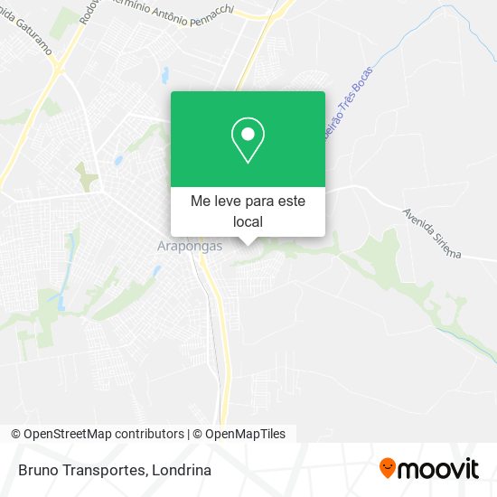 Bruno Transportes mapa