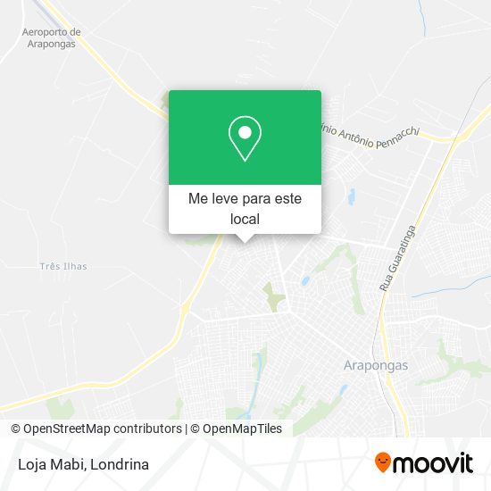 Loja Mabi mapa