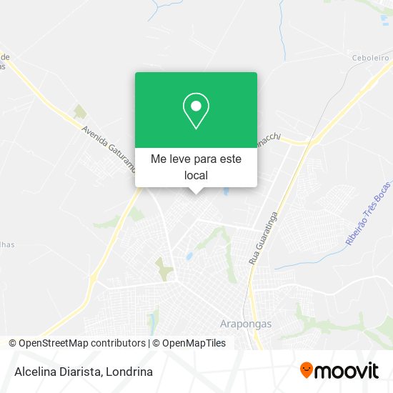 Alcelina Diarista mapa