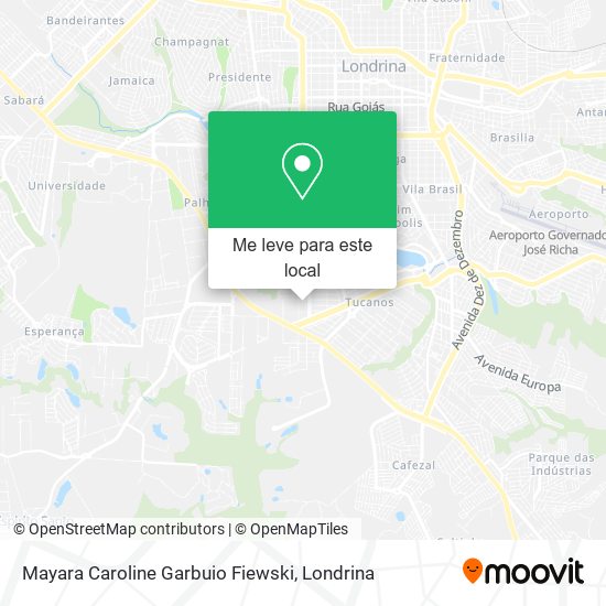 Mayara Caroline Garbuio Fiewski mapa