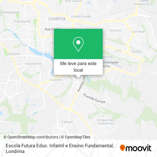 Escola Futura Educ. Infantil e Ensino Fundamental mapa