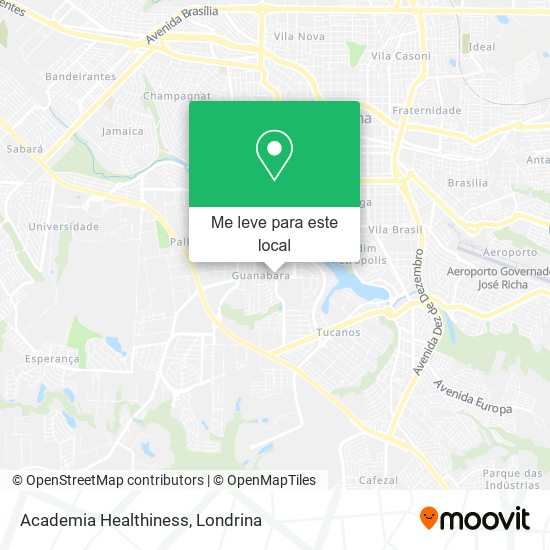 Academia Healthiness mapa