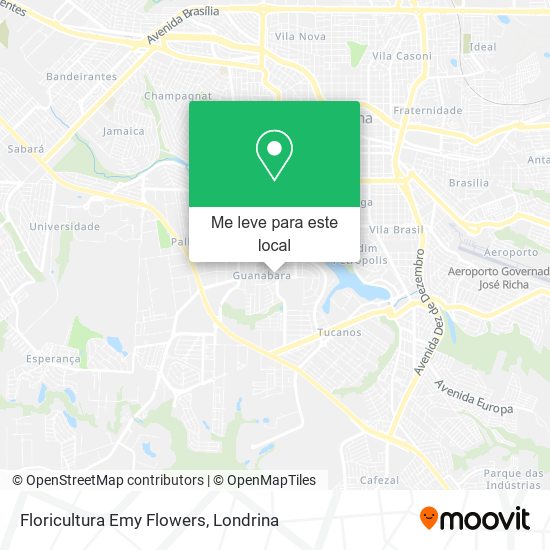 Floricultura Emy Flowers mapa