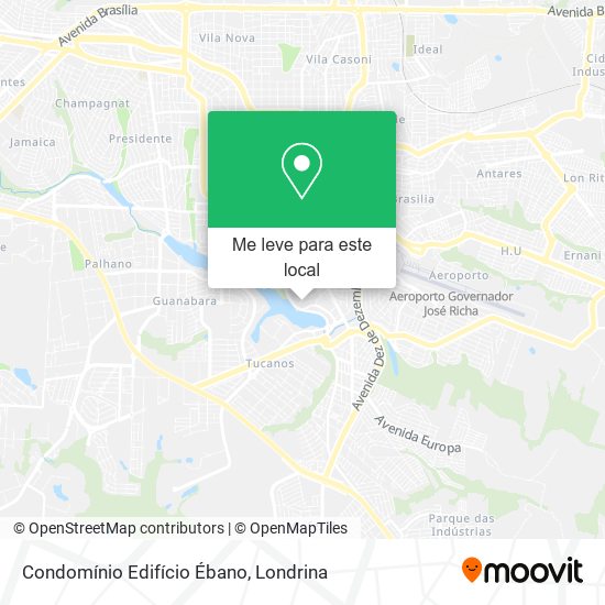 Condomínio Edifício Ébano mapa